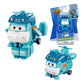 Super Wings Transformation Plane Shine, 2-in-1 Action Figure, Approx. 5 cm Toy Figure for Children, Toy Plane and Robot Figure f