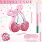 Glimin Pink Bow Piata with Stick Blindfold and Confetti, Shes The Cherry on Top Theme Birthday Party Baby Shower Nursery Decora