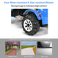 Honey Joy Ride On Excavator, 12V Battery Powered Construction Vehicles For Kids, Front Loader Shovel W/Horn, 2 Speeds, Forward/Backward, Safety Belt, Kids Bulldozer For Boys Girls(Blue)