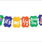 Syga Half Month, 1/2 Month Baby Birthday Banner Of Birthday Party Decoration Photo Shoot Banner  Multicolor
