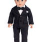 Tuxedo - 5 Piece Tuxedo Set - Clothes Fits 18 Inch Doll - Black Jacket, Pants, Belt, White Shirt And Dress Shoes (Dolls Not Included)