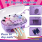 Golray Kids Nail Polish Set for Girls, All-in-One Nail Art Kit - Nail Dryer/ Nail Polish/ Glitter Powder/ False Nails/ Nail Deca