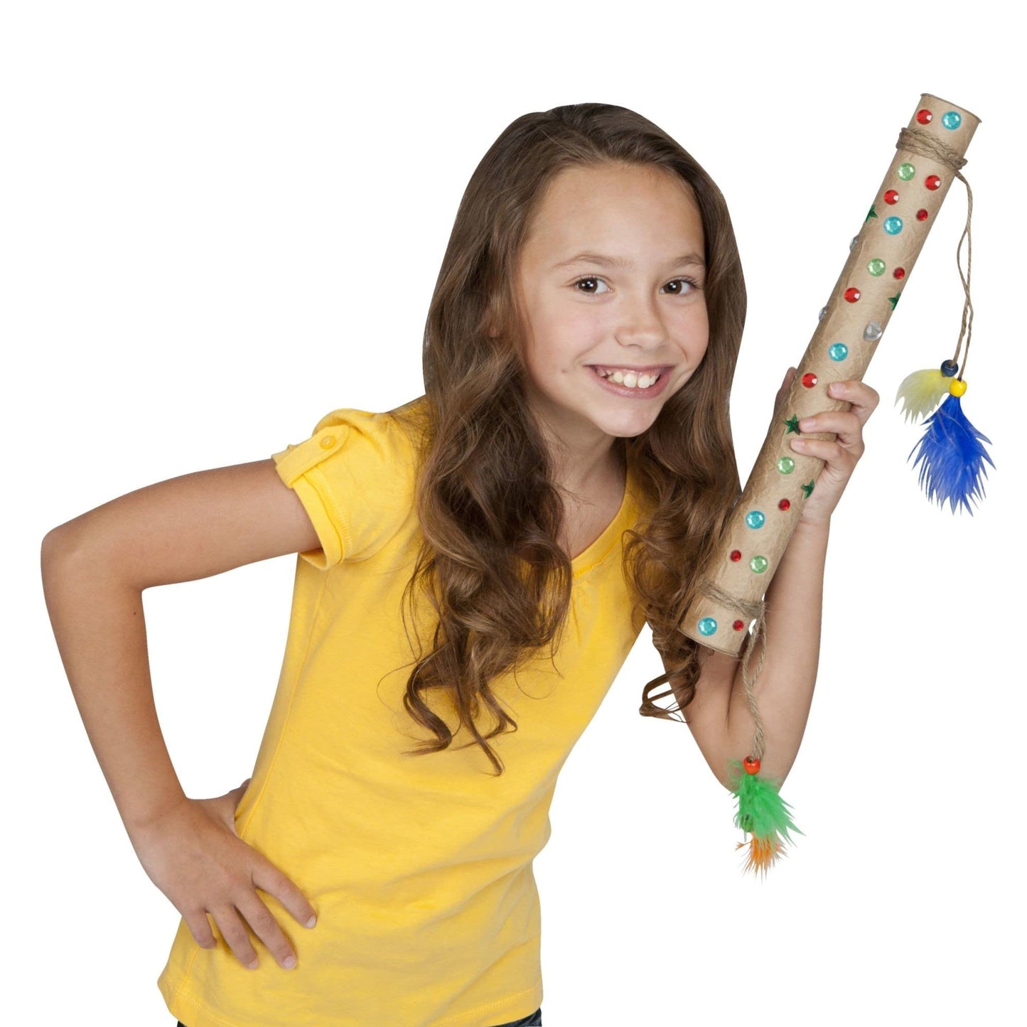 S&S Worldwide Tribal Rainsticks Craft Kit, DIY For Kids, Classroom, Camp, After School, Educational, Multicultural Craft, Native