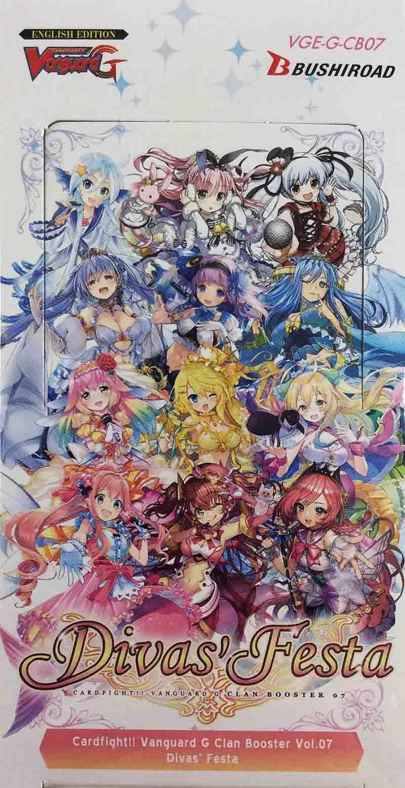 Cardfight Vanguard Vge-G-Cb07 G-Divas Festa Clan Booster Display, Multi Colour