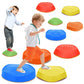 Joyrapt 10Pcs Non-Slip Rubber & Plastic Balance Stepping Stones For Kids, Toddler Stepping Stones For Children'S Sensory Play &