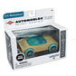 Automoblox Mini C11 Vehicle - Aqua Blue, 4.75" x 1.75", Wood Toy, Model 55106