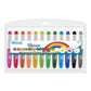 BAZIC Jumbo Silky Gel Crayons 12 Color, Washable Blendable Non Toxic Watercolor Crayon for Coloring Book (12/Pack), 1-Pack
