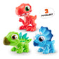 ZURU SMASHERS Junior Dino Dig Small Egg Stegasaurus - 12+ Surprises, Plastic Preschool Toy, Model 74116D, Ages 3+