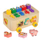 Secret Desire Early Educational Toy Early Learning Adorable Cognitive Building Blocks Cart