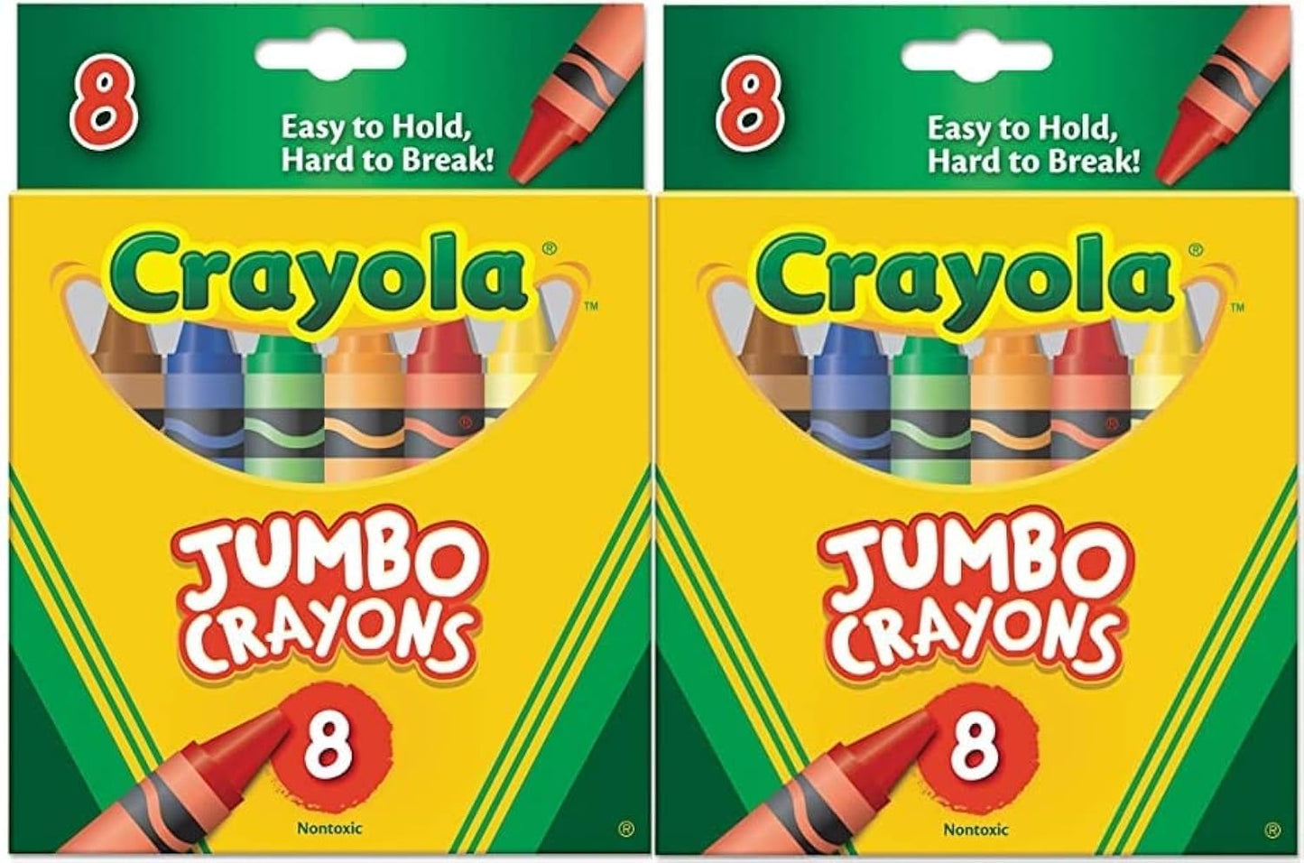 Crayola 52-0389 Crayons Jumbo, Pack of 2