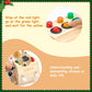 Moriteck Montessori Busy Board With Led Light, Screwdriver Tool Set Toddler Toys, Wooden Sensory Montessori Toys For 3+ Year Old