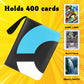 Card Binder 4-Pocket  400 Pockets Fashion Design Trading Card Holder for Sports Card enhanced Card Book Sturdy Card Holder (Blue  400 Card)