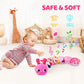 Kmuysl Baby Montessori Toys 0-6 6-12 Months, Sensory Music Animal Stuffed Toy For 0 1 2 3 4 5 6+ Months, Plush Toy With Crinkle