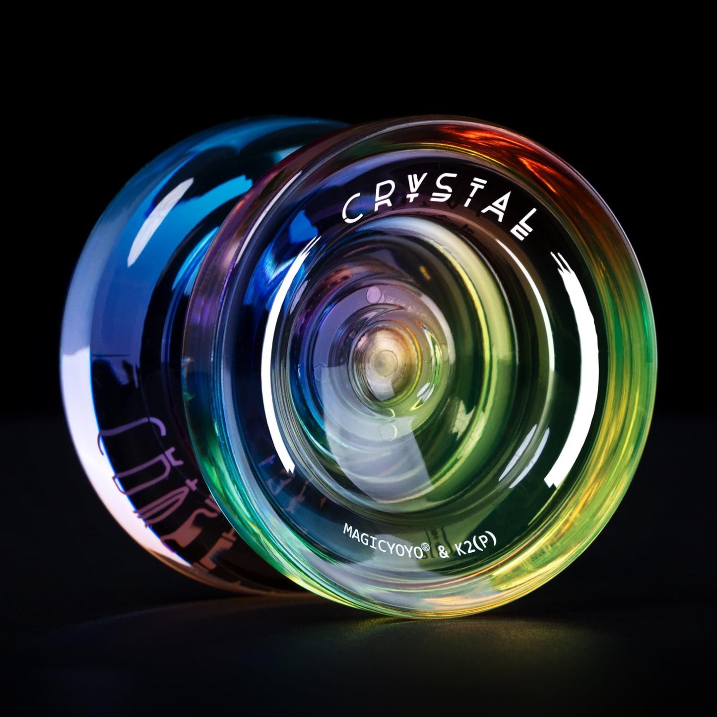 3 Pack Of Yoyo K2 Crystal, Responsive Yoyos For Kids Beginner, Dual Function Yoyos With Replacement Unresponsive Yoyo Bearings+R