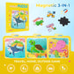 Nattork Magnetic Puzzle Book For Toddlers 3-6 Girls Boys,Travel Puzzles Game For Kids Ages 3-6,Learning Magnet With Fun For 3 4 5 6 Years Old Children Boys Girls Marine Animal