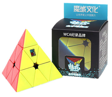 Liangcuber Moyu Pyraminx 3X3 Speed Cube Stickerless Meilong 3X3 Pyramid Puzzle Cubes