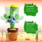 Oiuros Dancing Cactus Talking Baby Toys With Lights, Dancing Cactus Mimicking Toy Repeats What You Say Cactus Toy For Children'S Early Education