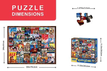 Springbok 1000 Piece Jigsaw Puzzle What'S On Tv? - Made In Usa