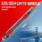 HONLANCH Micro Building Blocks Set - Golden Gate Bridge, 3800 Pieces, Plastic, One Size, Model JM20804, Landmark Architecture Gift