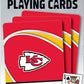 Masterpieces - Nfl Playing Cards, Officially Licensed Kansas City Chiefs Football Deck, Family Games For Adults And Kids, Standa