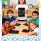 LCD Writing Tablet for Kids Party Favors Bulk - 12 Pack 8.5in Colorful Doodle Board, Erasable Drawing Pad for Goodie Bags Stuffe