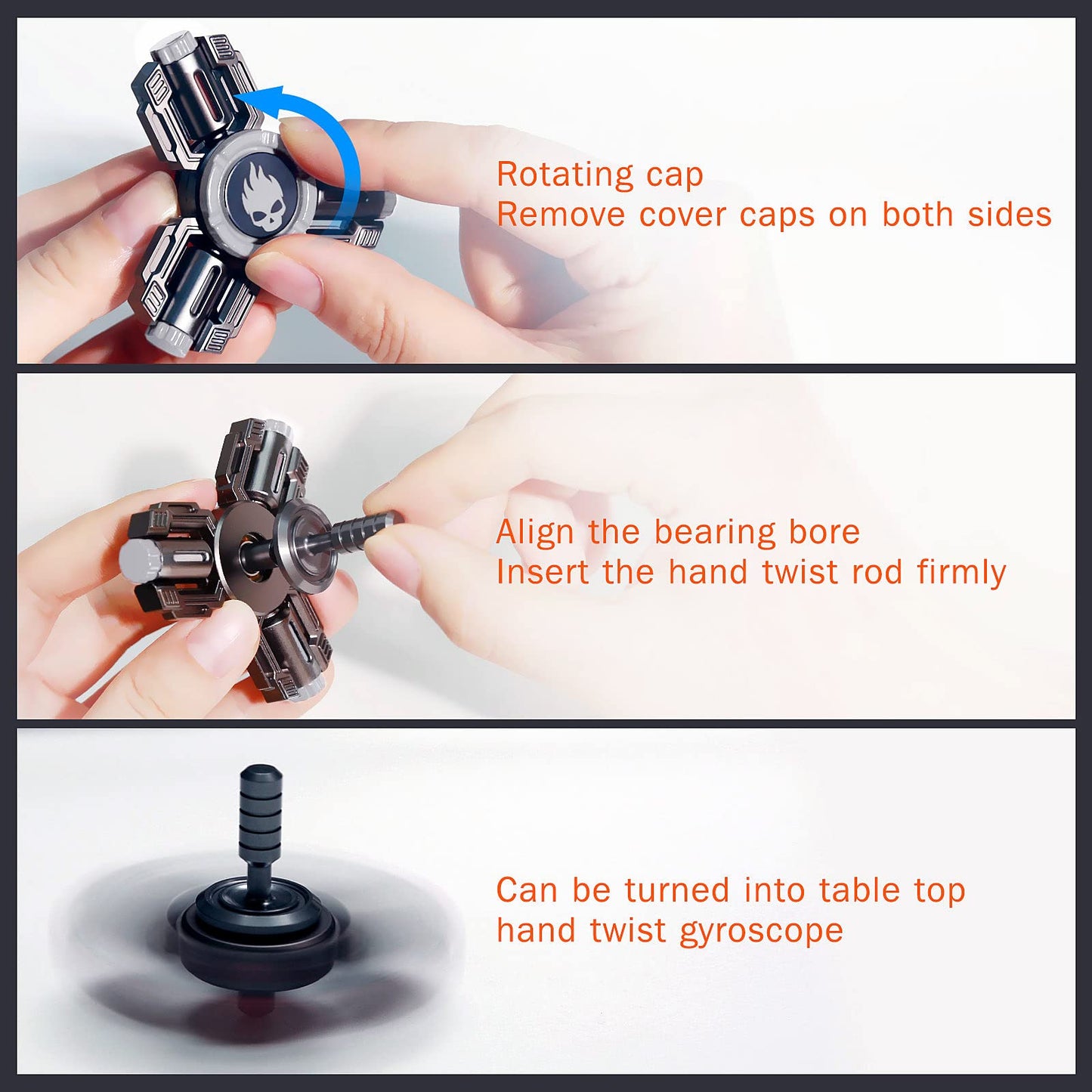 Innoplus Fidget Spinners, Fidget Spinner Gifts For Adults Kids, Finger Hand Spinner, Metal Fidget Spinner, Fidget Toys, Fidgets