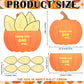 AmazingSpark 36 Set Thanksgiving Pumpkin Craft Kits Christian Give Thanks Crafts Pumpkin Seeds Thank You God Decorations for Tha