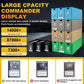BILIPLE 15000+ Trading Card Storage Box for Commander Display, Colorful Card Deck Box Cardboard with 48 Dividers, Trading Card C