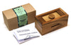 Treasure Chest: Triple Puzzle Lock Box Game For Teenagers & Kids: Magic Money/Small Trinket/Gift Card Holder - Wooden Secret Com