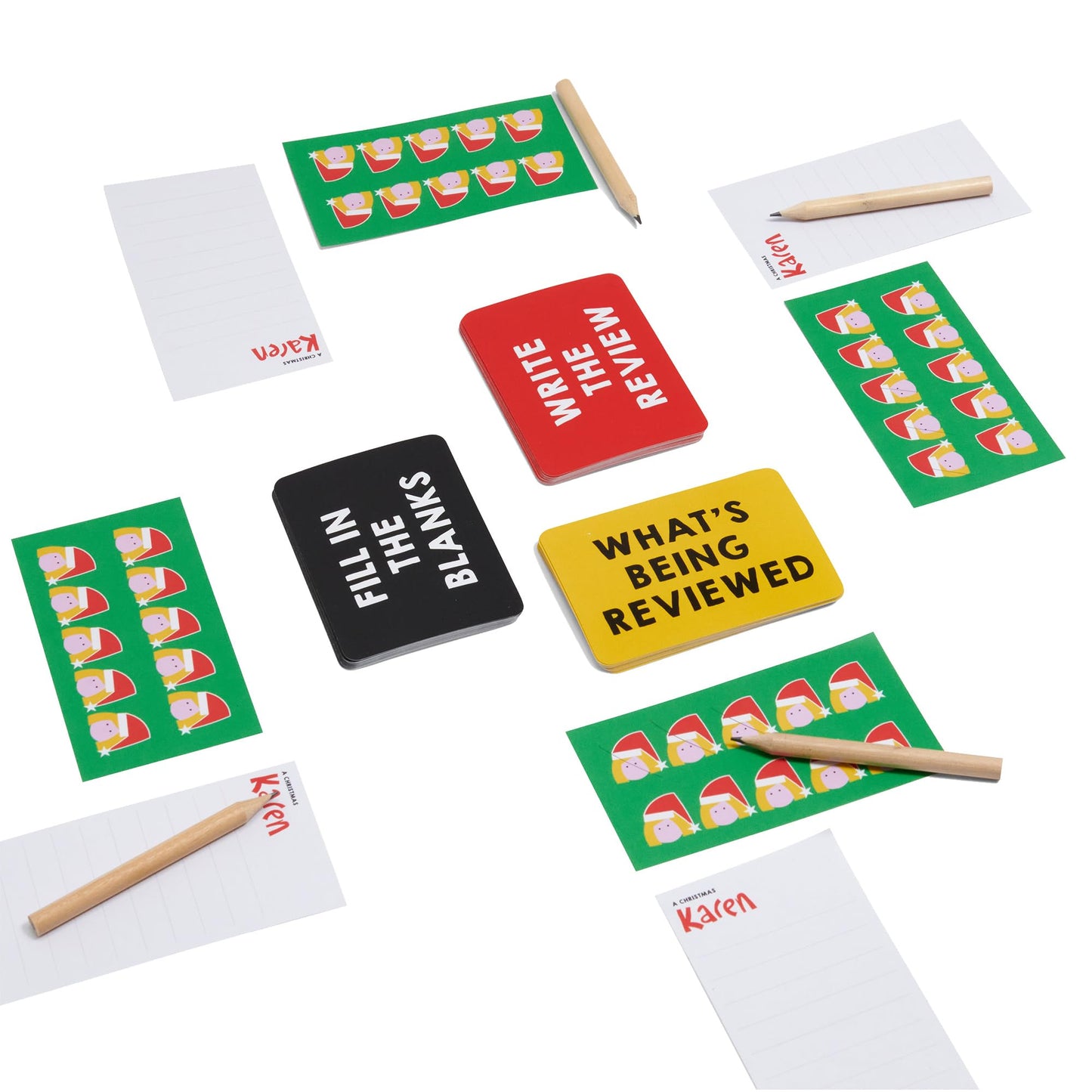 Format Games A Christmas Karen Party Game - Hilarious Bluffing Game for 3-10 Players, Ages 14+, Multicolor, Model KRNXMAS01US