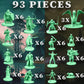 House Of Bodian Mythical Heroes Mini Figure Set For Rpgs - 93 Pcs In 16 Designs - Heroes And Monsters - Suitable Size For Dnd