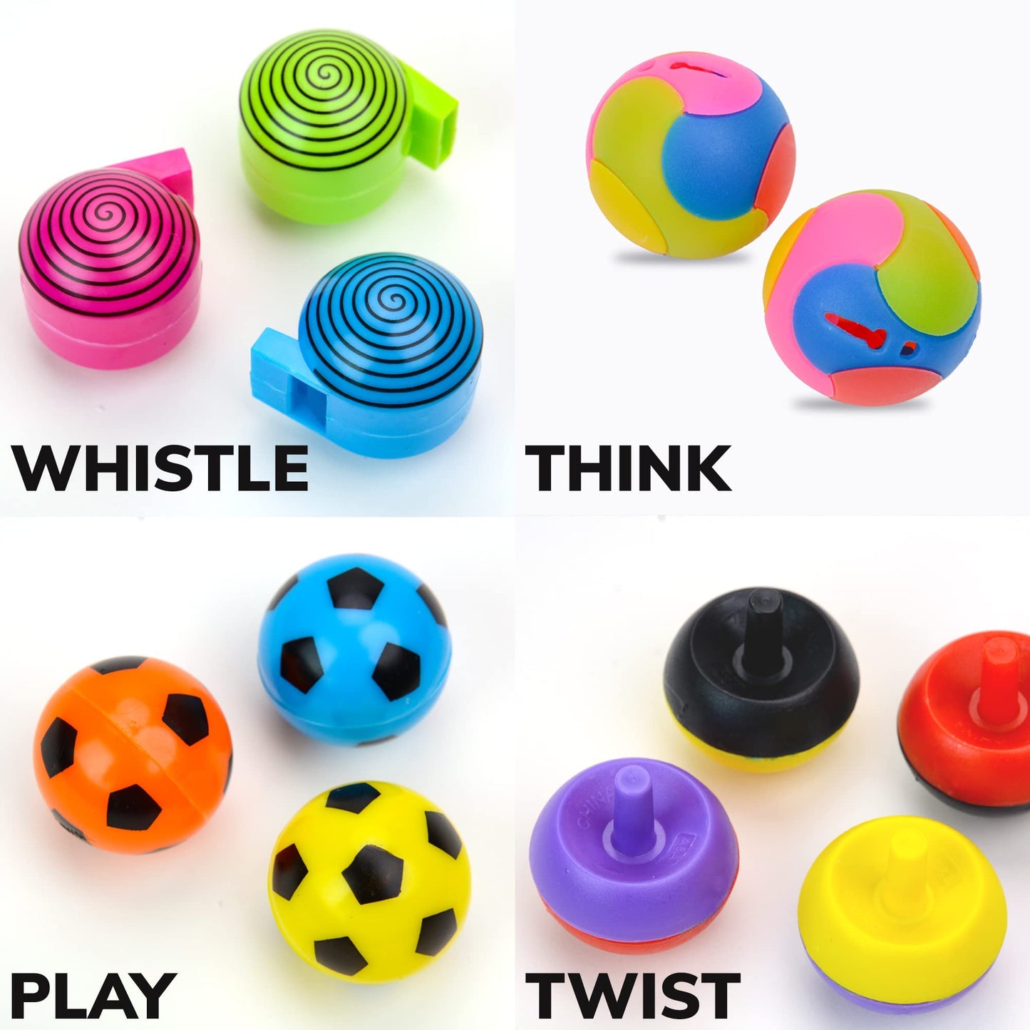 Bulk Toys - 1.38 Inch Mini Toys - 30 Pcs Prizes For Kids - Party Favors For Kids - Birthday Favors Tiny Kid Gifts - Pinata Stuffers Goody Bag Stuffers Easter Egg Fillers - Vending Machine Toys