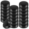 Liliful Mini Hockey Pucks - 0.98 x 0.33 Inch, Silicone Rubber, Black - 20 Pcs Replacement Pucks for Table Games