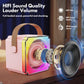 Karaoke Machine, Portable Bluetooth Speaker With Wireless Microphones, Birthday Family Party Gifts For Kids Girls Boys 3 4 5 6 7