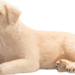 Mojo Yellow Labrador Puppy Realistic Domesticated Animal Hand Painted Toy Figurine
