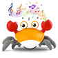 Hirger Crawling Crab Baby Toy: Tummy Time Toys For Infant 3 6 9 12 18 Months - Walking Dancing Crab For Toddler 1 2 3 4 Year Old - Music Birthday Gifts For Girls Boys 3-36 Months