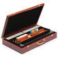 Yellow Mountain Imports American Mahjong Set, Little Birdie with Wooden Case, Wooden Racks with Acrylic Pushers, Wright Patterso
