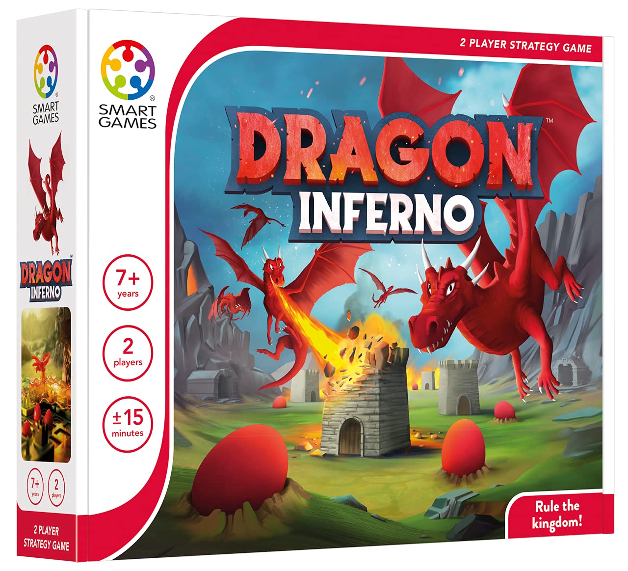 SmartGames Dragon Inferno 2-Player Strategy Game for Ages 7-mature-themed
