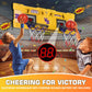 Fbsport Basketball Hoop Indoor, 2 Player Door Basketball Hoop Indoor Mini Basketball Hoop With 4 Balls And Led Light, Over The D