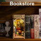Rowood Book Nook,Diy Book Nook Kits For Adults,3D Wooden Puzzle Bookend Miniature Kit,Bookshelf Insert Decor Alley,Wood Craft Hobbies For Women/Men,Birthday Bookstore