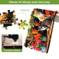 500 Piece Puzzle For Adults-Cats And Flowers | Recycled Cardboar Jigsaw Puzzles 500 Pieces | Challenging Family Activity Great G