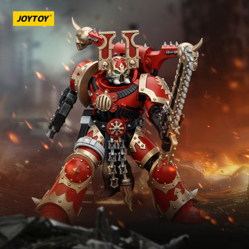Joytoy Warhammer 40K World Eaters, World Eaters Khorne Berzerker 5 1/18 Action Figure, Dedicated To You Who Love Collecting