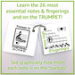 Stepwise Publications Music Flash Cards: Learning Games With Notes, Instrument Fingerings, & Music Theory (Trumpet)