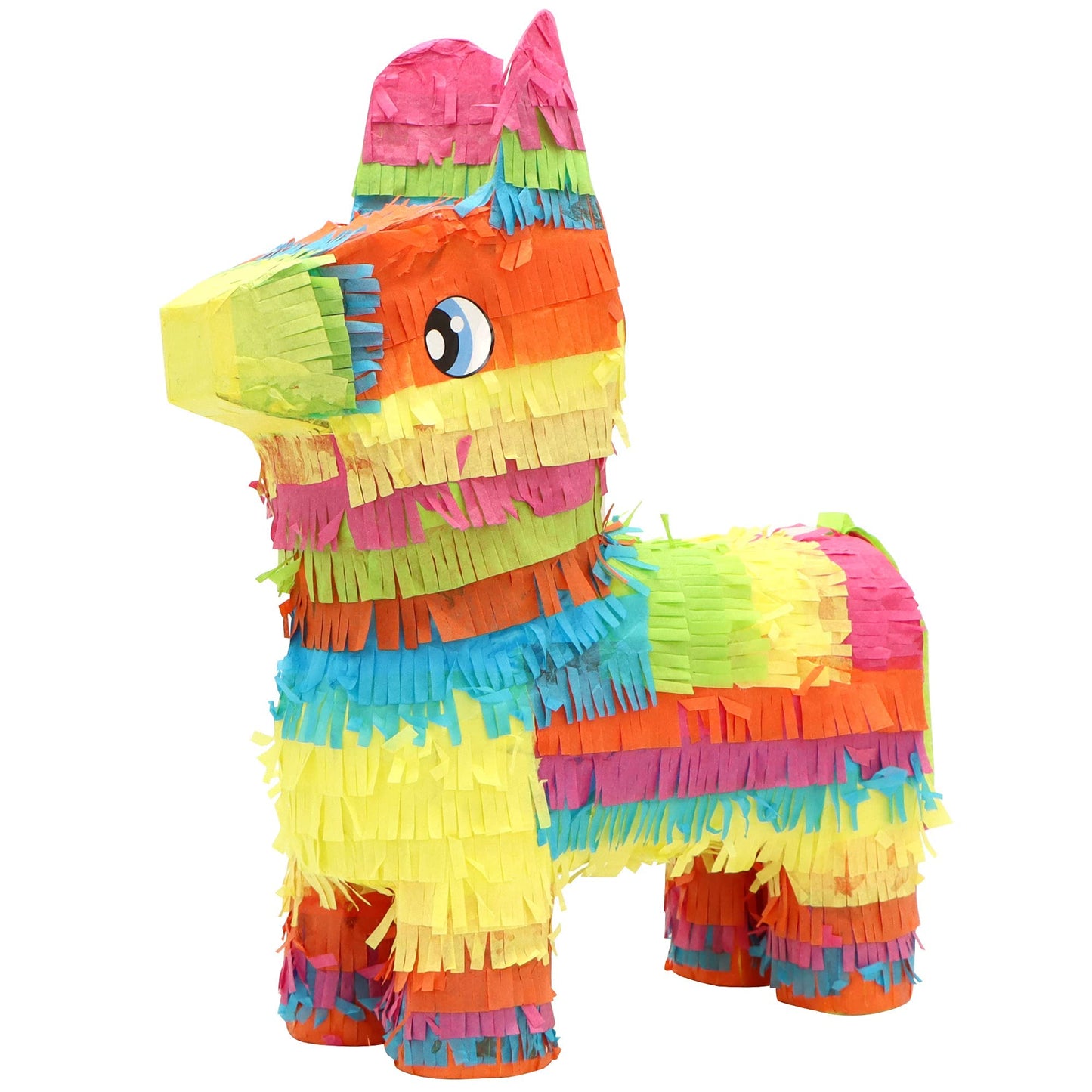 Cinco De Mayo Small Donkey Pinata For Kids Birthday Party, (12.5 X 15.5 X 4.5 In.) For Fun Fiesta Taco Party Supplies, Luau Event Photo Props, Mexican Theme Decoration, Carnivals Festivals, Taco Tuesday Event