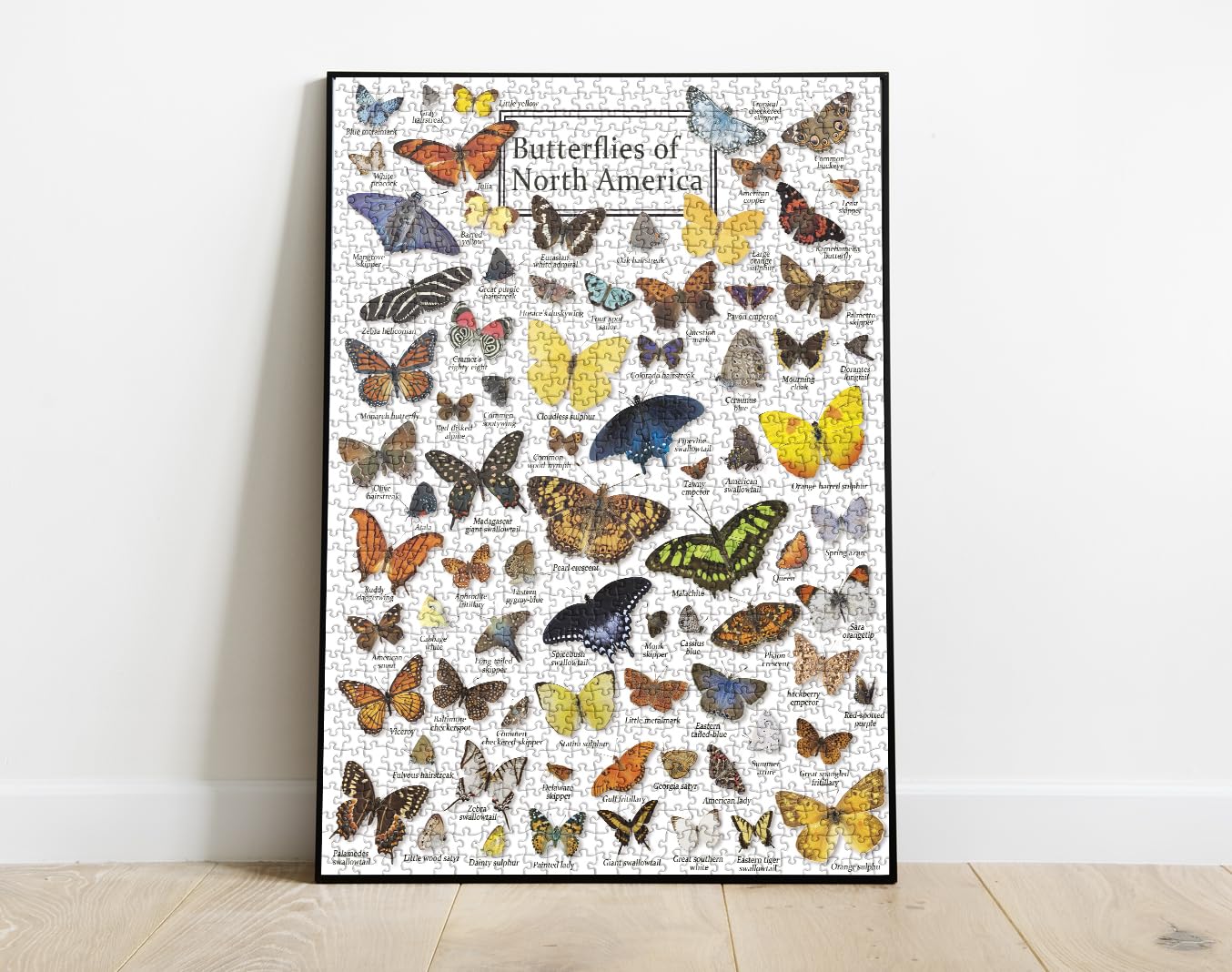 BBOLDIN Colorful Butterfly Puzzle - 1000 Piece Jigsaw for Adults, Cardboard Material, Perfect for Animal Puzzle Lovers