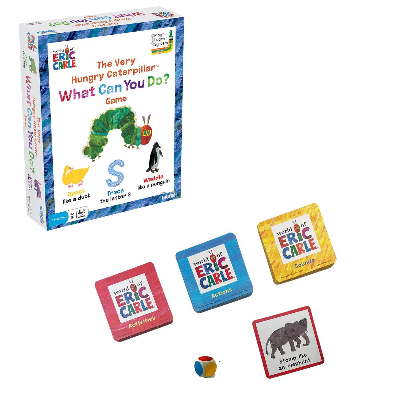 Briarpatch, The Very Hungry Caterpillar What Can You Do Game, Based On Board Books By Eric Carle, Preschool Learning For Kids