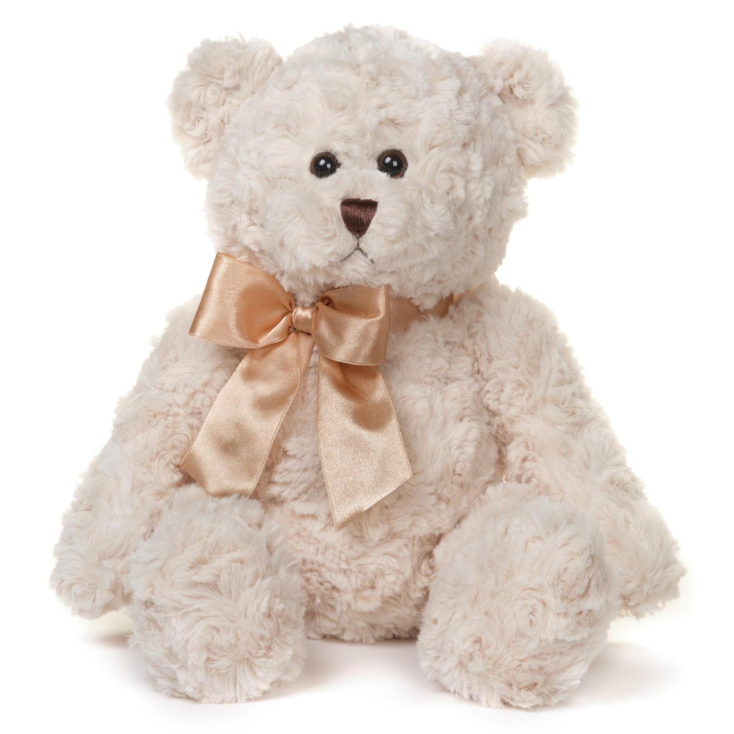 Bearington Huggles, 16 Inch Creamy White Teddy Bear Stuffed Animal, Makes A Great Gift For Birthday, Anniversary, Holiday, Or Gr