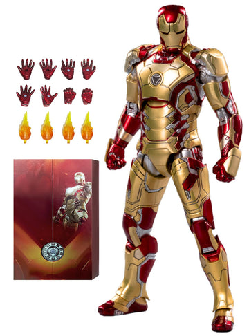Ovonni 7 Inch Ironman Mk42 Action Figure,Exquisite Painting Collectible Figure With Lots Of Accessories (1/10 Scale)