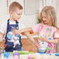 Wernnsai Kids Aprons - Unicorn Art Aprons For Girls Kids Waterproof Toddler Chef Aprons Cooking Baking Painting Gardening Apron For Kids With Pocket Kitchen Classroom Art Smocks Age 2-5 Years