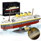 Micro Mini Blocks Titanic Model Building Set 2383PCS, No Compatible with Lego Titanic, 3D Titanic Model Building Set Blocks, Min